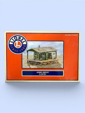 LIONEL Train HOBO DEPOT 6-34191 O-Gauge Working Illuminated‎ Complete